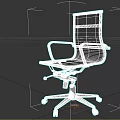Ergonomic Office Chair With Mesh Back Adjustable Height Armrests And Rolling Casters
