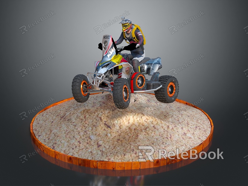 All Terrain Vehicle Toy Car Four-wheeler Beach Car Four-wheel Motorcycle Mountain Bike Off-road Mountain Bike model