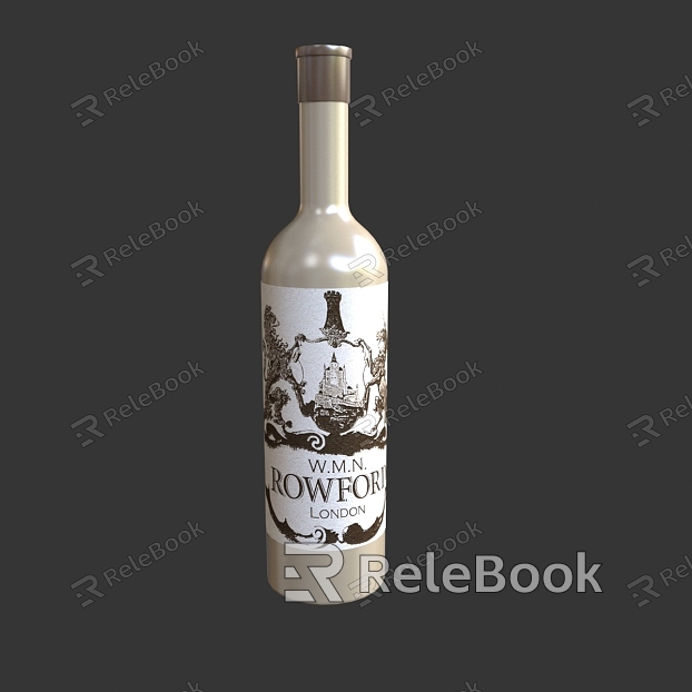 Bottle Wine Bottle Wine Bottle Beer Bottle Wine Bottle Glass Bottle Wine Wine Beer Wine Bar Beverage Drinks model