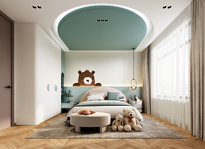 Modern Children's Room 3d model