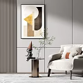 Modern Single Sofa Casual Sofa 3d model