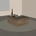 Middle Ancient Style Coffee Table 3d model