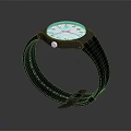 Modern Square Watch with White Dial and Black Mesh Strap Design