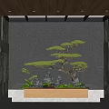 New Chinese style landscape sketch landscape 3d model