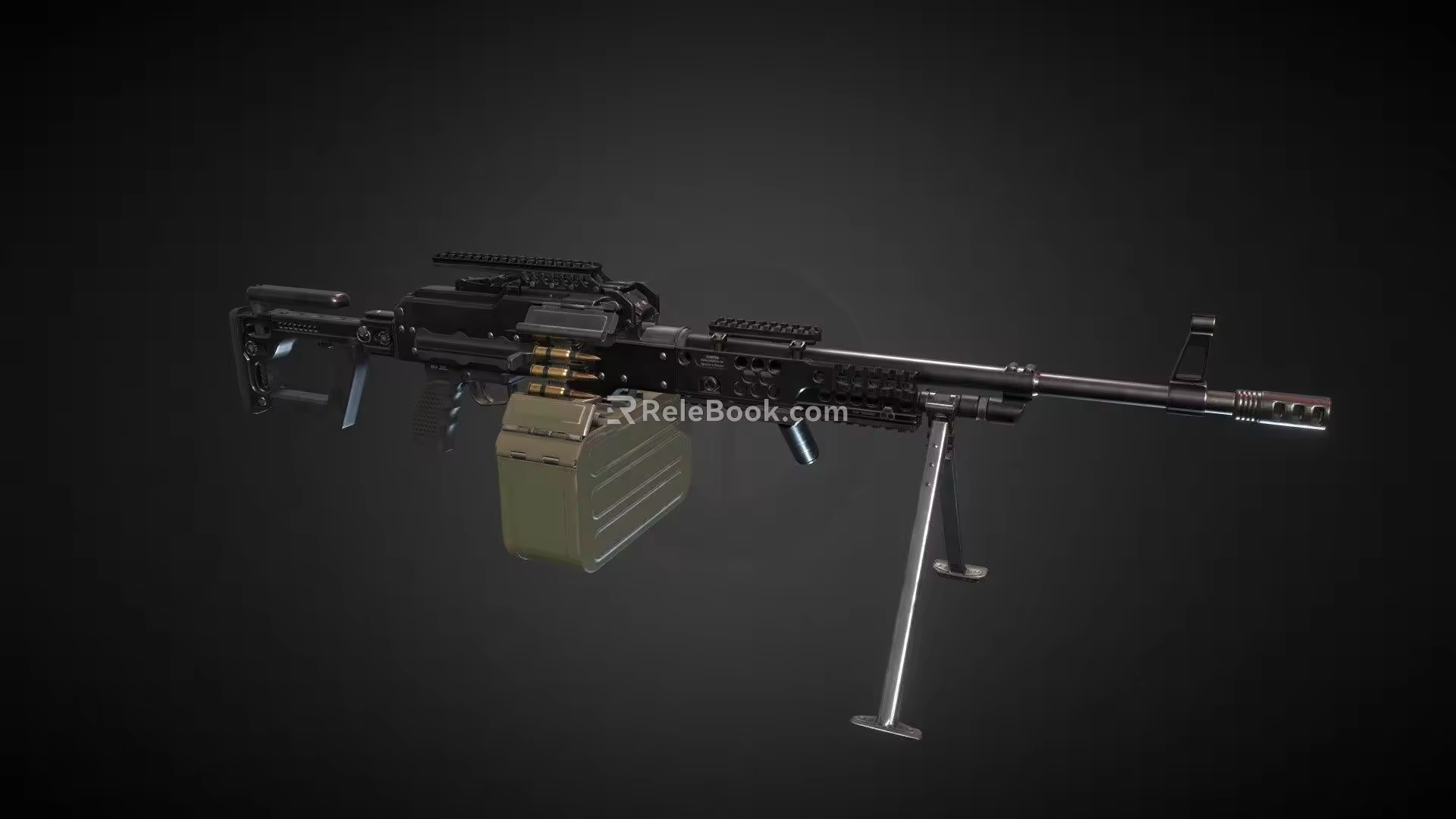 Weapons Light Machine Gun 3d model