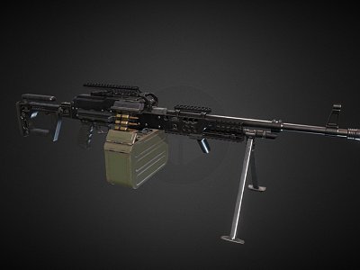 Weapons Light Machine Gun model