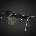 Weapons Light Machine Gun 3d model