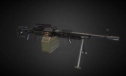 Weapons Light Machine Gun 3d model