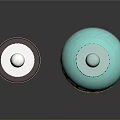 Modern Minimalist Daily Use Bottles With Red Silver Body And White Green Caps