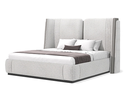 Modern Simple Double Bed model