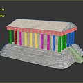 Columns Stone Columns Stone Columns Old Columns Roman Columns Roman Columns Classical Columns Greek Columns 3d model
