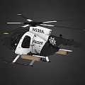 White And Black Helicopter N530L With External Cargo Transport And Modern Design