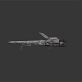 Modern Spaceship Spacecraft 3d model