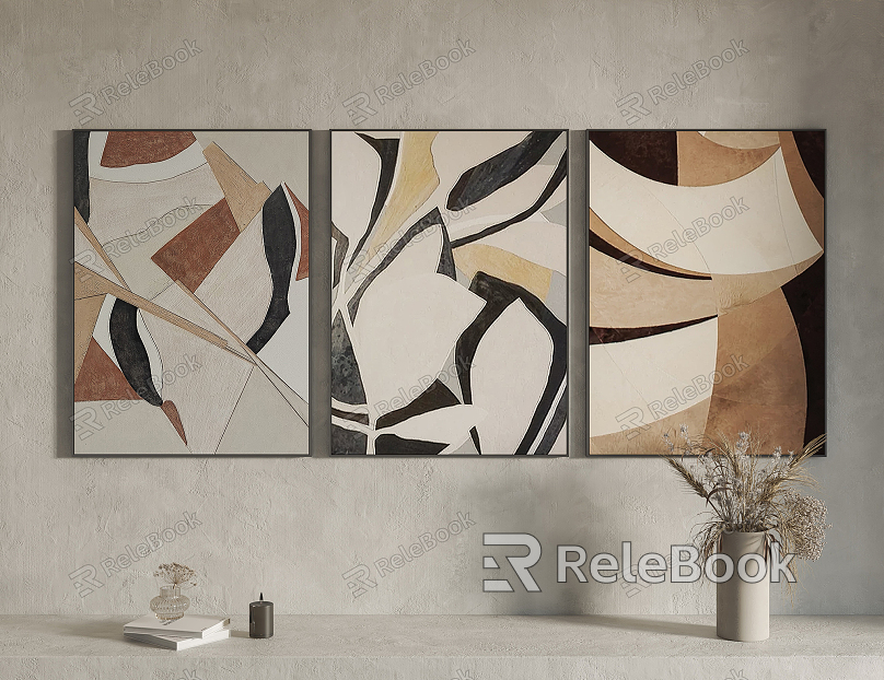 Quiet abstract painting decorative painting model