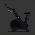 Modern Stationary Exercise Bike With Digital Display And Ergonomic Seat