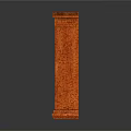 Traditional Solid Wood Bookcase Furniture With Multiple Shelves And Decorative Edges