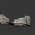 Ancient Architectural Ruins Featuring Stone Walls And Historical Remains Structure