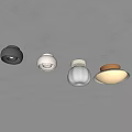 Modern Ceiling Lights With Sleek Designs And Multiple Color Options For Home Lighting Decor 3d model