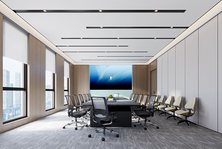 Modern Conference Room 3d model