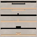 Modern Wall Sconces With Black And Gold Finishes For Interior Design