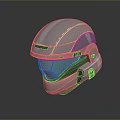 Sci-Fi Helmet Alien Helmet High Tech Helmet Game Helmet 3d model