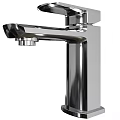 Modern Stainless Steel Faucet with Polished Chrome Finish Contemporary Design for Kitchen Sink