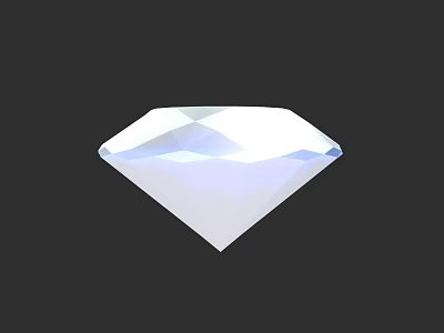 Sparkling Clear Diamond Jewelry Piece With Brilliant Cut And Elegant Design 3d model