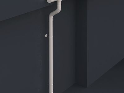 modern pipe roof drainage pipe model