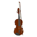 High Quality Wooden Violin Instrument With Bow And Carved Body For Music