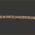 Ornate Golden Headdress With Dragon Motifs Central Circular Ornament And Carved Details