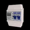 DEVOLT 40A Industrial Electrical Device With Digital Display And Blue Switches