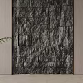 Natural Black Slate Texture Background Wall With Modern Design And Rough Surface