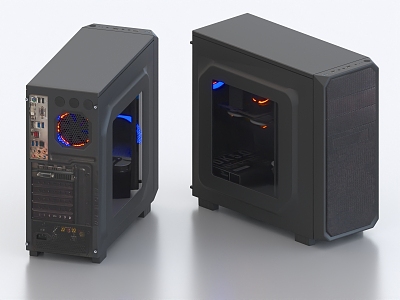 Computer Host Desktop Computer Chassis 3d model