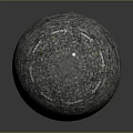 Wooden Stone Mosaic Spherical Decorative Sculpture Handcrafted Unique Art Piece For Home