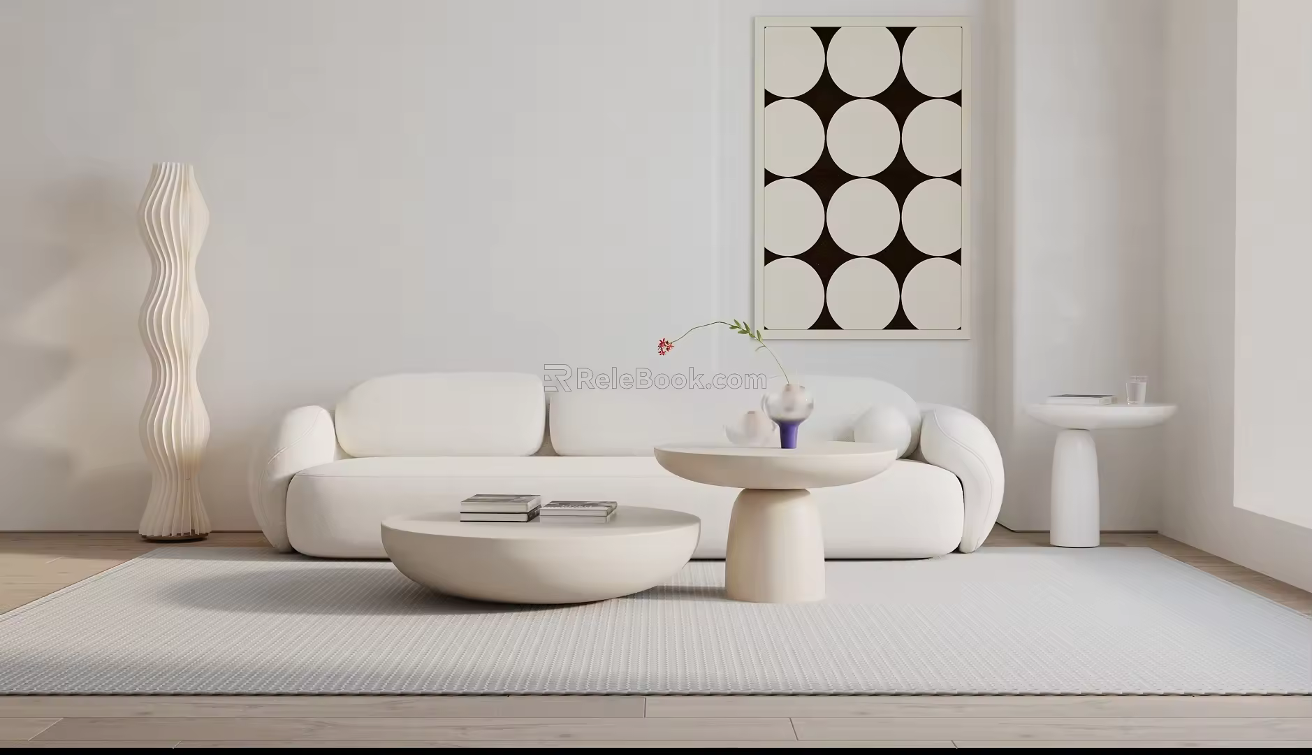 Modern Multiplayer Sofa Combination 3d model