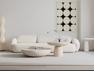 Modern Multiplayer Sofa Combination 3d model