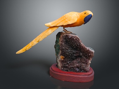 Modern Parrot Xuan Feng Parrot Budgie Shang Parrot 3d model