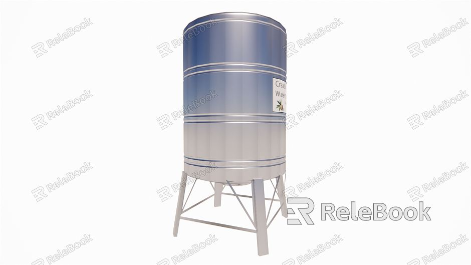 modern water tower model