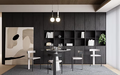 Modern Restaurant 3d model