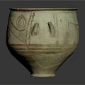 Handcrafted Ceramic Pottery Sculpture With Spiral Patterns And Geometric Designs