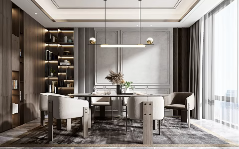 Modern Restaurant 3d model
