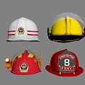 Safety helmet Fire helmet Fire helmet 3d model