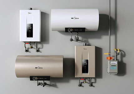 Water Heater Gas Water Heater Electric Water Heater Gas Meter Zero Cold Water Heater 3d model