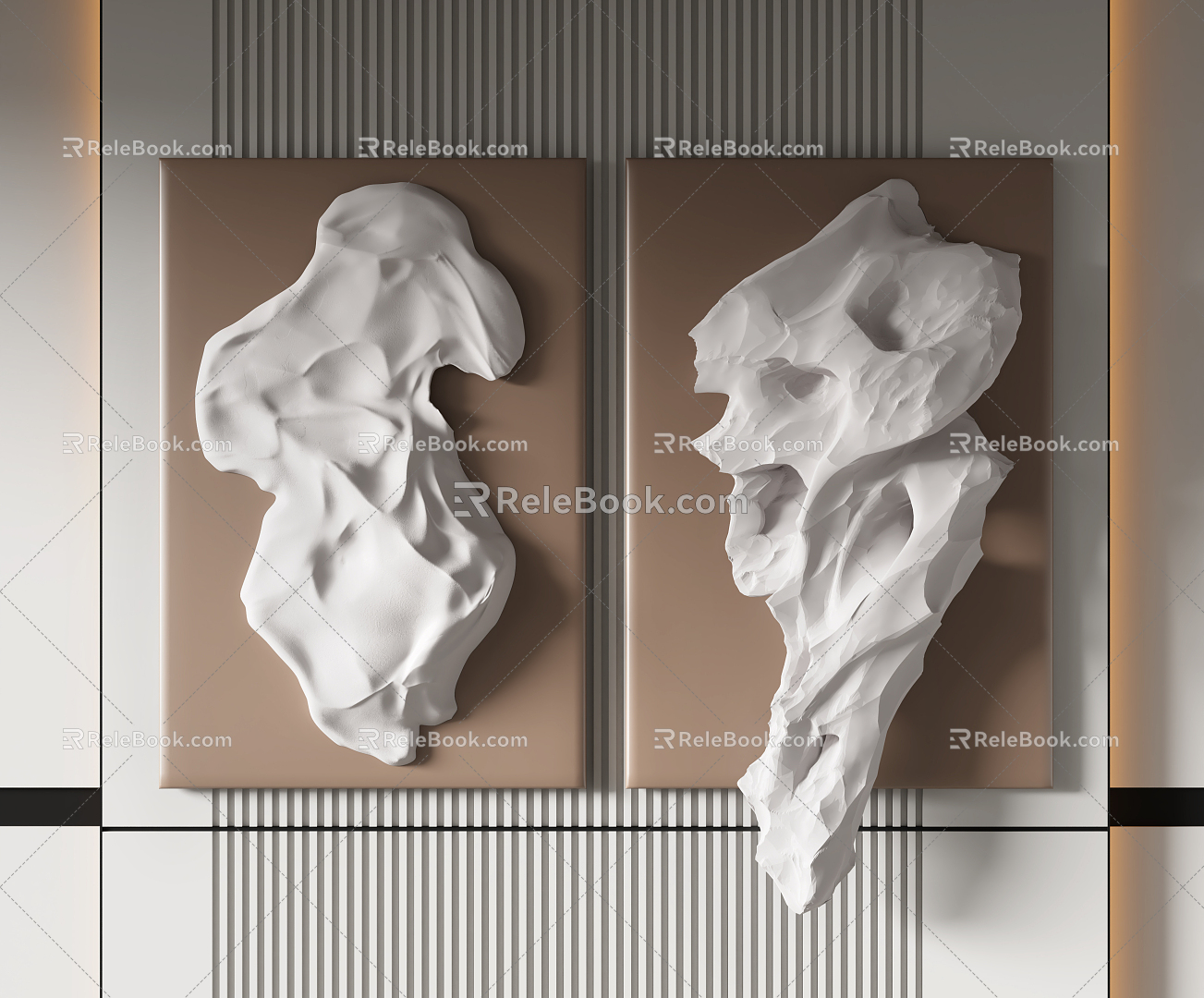 Modern Wall Decoration 3d model