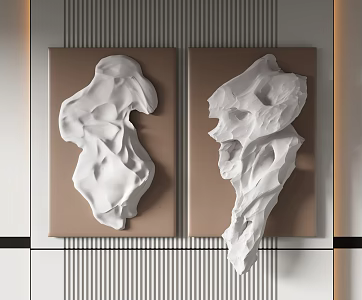 Modern Wall Decoration 3d model