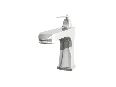 Metal faucet model