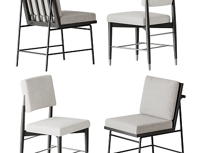 Dining chair combination model