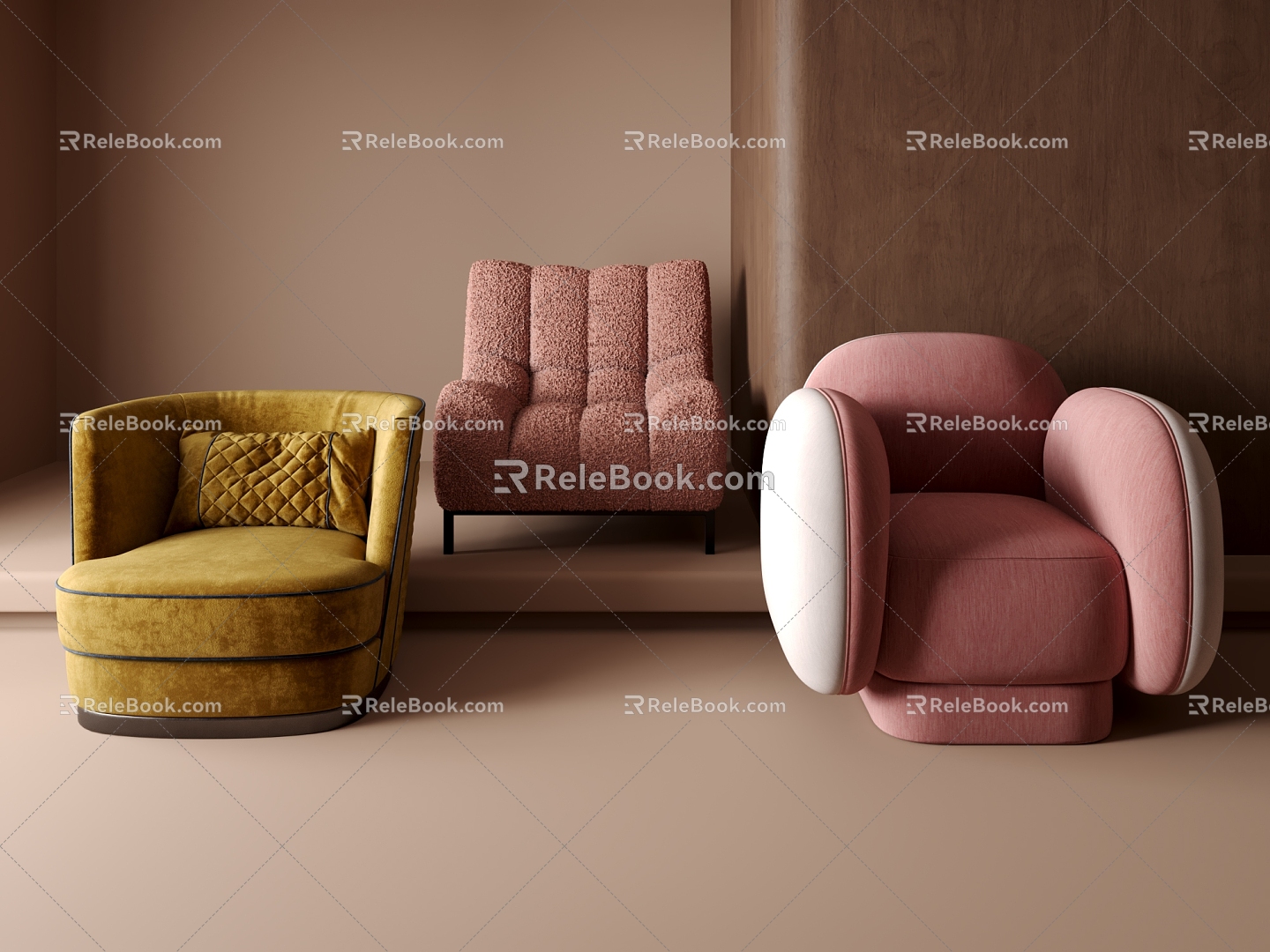 single sofa chair 3d model