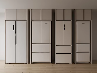 Refrigerator Double Door Refrigerator Jimmy Refrigerator Mini Refrigerator 3d model