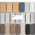 Modern Wall Panels With Various Designs And Different Colors For Home Decoration
